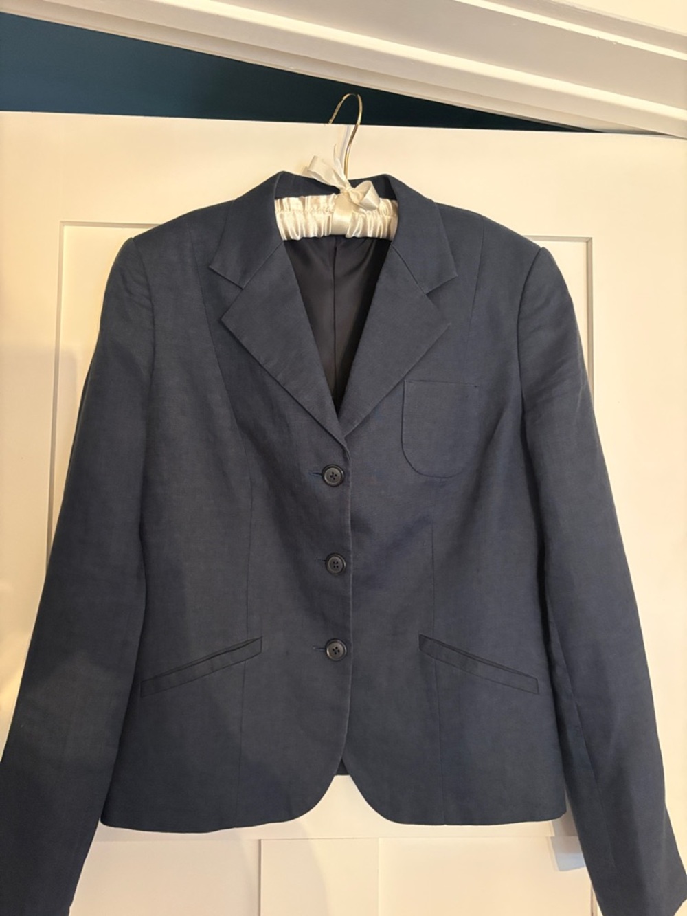 Tailor Made - Navy Women's Cropped Fitted Jacket